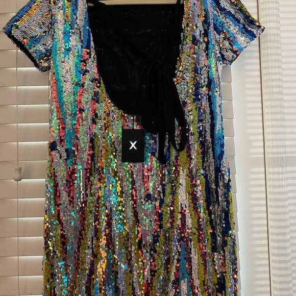 ❌ SOLD ON EBAY Sydni Sequins Dress X by NBD XS - Picture 6 of 10